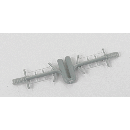 Detail Associates 2316 HO Scale Windshield Wipers -- EMD Standard Cab pkg(4)