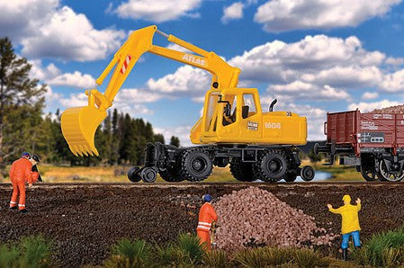 Walthers SceneMaster 11014 HO Scale Hi-Rail Excavator - Kit
