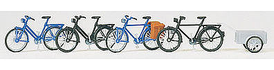Walthers SceneMaster 4124 HO Scale Bikes with Accessories - Kit